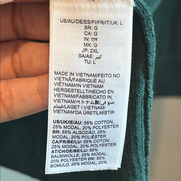 Amazon Essentials Large Emerald Green Turtleneck Sweater - Picture 4 of 10